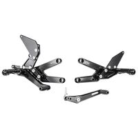 Bonamici Racing Rearsets (Street Version) To Suit Triumph Daytona 675 With Quickshifter 2013 - 2017