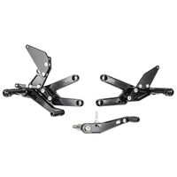 Bonamici Racing Rearsets (Race Version) To Suit Triumph Daytona 675 With Quickshifter 2013 - 2017