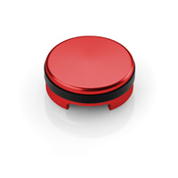 Rizoma Rear Brake Fluid Tank Cap (Red)