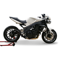 HP Corse Triumph Speed Triple 07-10 Hydroform Black Exhaust