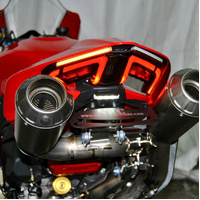 New Rage Cycles Fender Eliminator To Suit Ducati Panigale / Streetfighter V4 (2025 - Onwards) With Akrapovic Race Exhaust
