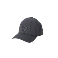 SW-Motech Snapback cap - Black Edition. Street line. 98% polyest./ 2% elastan. Adjustable. (WER.GIV.040.10000)