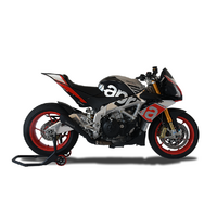 HP Corse Aprilia Tuono V4 1100 Rr - Factory 15-16 Hydroform Black Exhaust