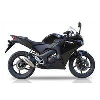 IXIL SLIP ON - DUAL HYPERLOW To Suit HONDA CBR 125 R 11-15 (JC50)
