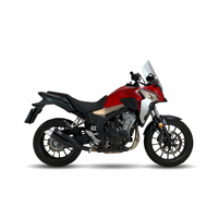 IXIL SLIP ON - DUAL HYPERLOW BLACK XL To Suit HONDA CB 500 F 16-18 (PC58)