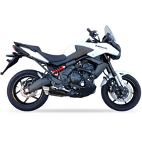 IXIL SLIP ON - DUAL HYPERLOW BLACK XL To Suit KAWASAKI ER-6 05-11 (EX650A C D - ER650A C D)