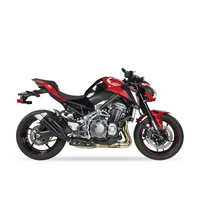 IXIL SLIP ON - DUAL HYPERLOW BLACK XL To Suit KAWASAKI Z 900 92 kW 16-19 (ZR900B)