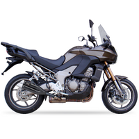 IXIL SLIP ON - DUAL HYPERLOW BLACK XL To Suit KAWASAKI VERSYS 1000 12-19 (LZT00A LZT00B)