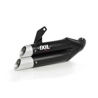 IXIL Slip-On - Dual Hyperlow Black XL To Suit KTM RC 125 - 200 15-16 (KTM IS RC)