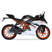 IXIL SLIP ON - DUAL HYPERLOW BLACK XL To Suit KTM RC 390 15-16 (KTM IS RC)
