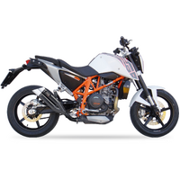 IXIL SLIP ON - DUAL HYPERLOW BLACK XL To Suit KTM DUKE 690 (KMT690) 12-16 (KTM 690 DUKE)