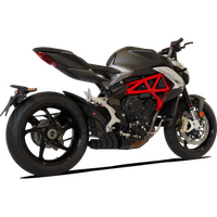 HP Corse Mv Agusta Brutale 800/RR 17-20 Hydrotre Black Carbon Cover (full Open Pipes, No Dbk) Exhaust