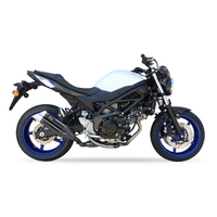 IXIL SLIP ON - DUAL HYPERLOW BLACK XL To Suit SUZUKI SV 650 S 16-23 (WCX0)