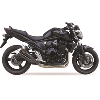 IXIL SLIP ON - DUAL HYPERLOW BLACK XL To Suit SUZUKI GSF 650 N - S BANDIT 07-15 (WVCZ)