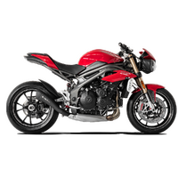 HP Corse Triumph Speed Triple 16-20 Hydroform Black Exhaust