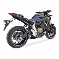 IXIL FULL SYSTEM - DUAL HYPERLOW BLACK XL To Suit YAMAHA MT-07 14-16 (RM04)