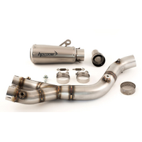 HP Corse Yamaha R1 15-19 De-cat 2-1 Mid Pipe Exhaust