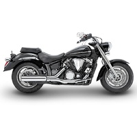 Miller Ocean Line K | Slip-On Exhaust To Suit Yamaha XVS 1300 MS (Standard, matt black)