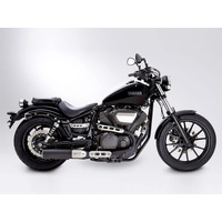 Miller Avenger K | Slip-On Exhaust To Suit Yamaha XV950 R / Bolt (SlashCut, matt black)