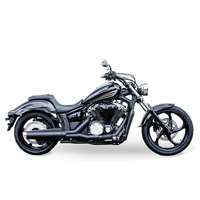 Miller Desperado K | Slip-On Exhaust To Suit Yamaha XVS 1300 Custom (SlashCut, high-gloss polished)