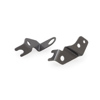 CNC Racing Front brake and clutch oil tank brackets - matt carbon