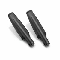 Rizoma Fork Tube Guards To Suit Ducati Scrambler Icon 2015 - 2018 (Colour: Black)