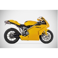 Zard Stainless Steel Full Exhaust To Suit Ducati 749 (2003 - 2005) - Deep Sump, Single Seat