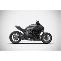 Zard Black SS Racing Slip-on To Suit Ducati Diavel 11_18