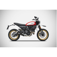 Zard Speciald Ed.-black SS Racing Slip-on To Suit Ducati Scrambler Desert Sled 17_19
