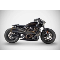Zard Topgun-black SS E5 Slip-on Kit To Suit Sportster S 1250 21_23