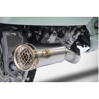 Zard Stainless Steel Racing Slip-On Exhaust With Bronzed End Cap To Suit Vespa GTS (2020 - 2023)