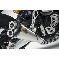 Zard Stainless Steel Full Exhaust To Suit Triumph Scrambler 1200 (2021 - 2023) - Street Version