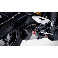 Zard Stainless Steel Full Exhaust Kit To Suit Triumph Street Triple 765 (2023 - Onwards) - Racing Version - Black