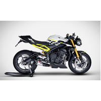 Zard Stainless Steel Full Exhaust Kit To Suit Triumph Street Triple 765 (2023 - Onwards) - Racing Version