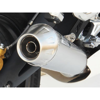 Zard Black SS E3 Slip-on And Carbon End Cap To Suit Street Triple 675 07_12