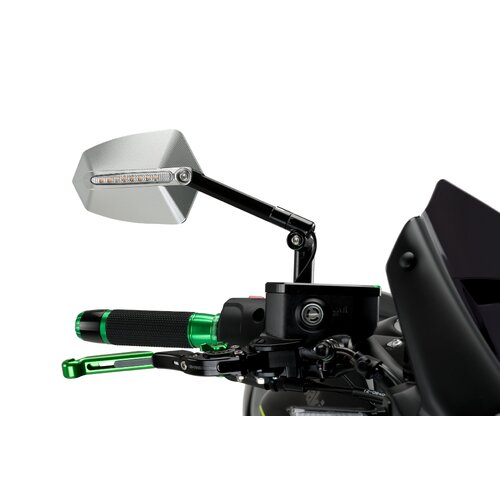 Puig Rear Mirror Mod. GTi Homolog. L/Dcho (Black)-Alu