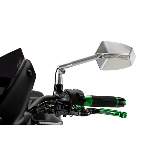 Puig Rear Mirror Mod. GTi Homolog. Left C/Alu-Alu