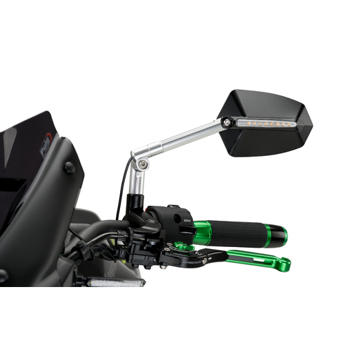 Puig Rear Mirror Mod. GTi Homolog. Left C/Alu-Black