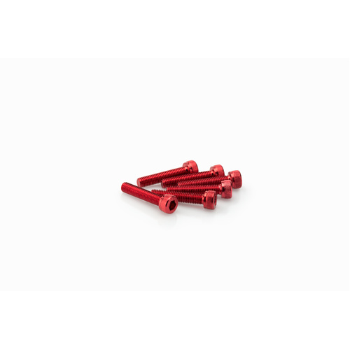 Puig Kit Screws Allen M5X25mm. (Red)