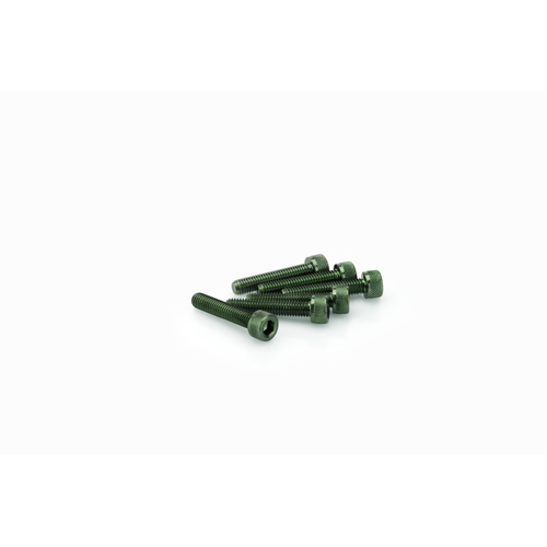 Puig Kit Screws Allen M5X25mm. (Green)