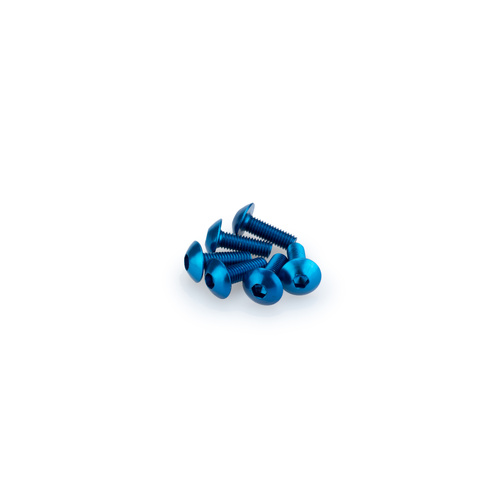 Puig Kit Screws Domed M5X15mm. (Blue)