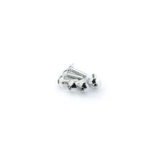 Puig Kit Screws Domed M5X15mm. (Silver)