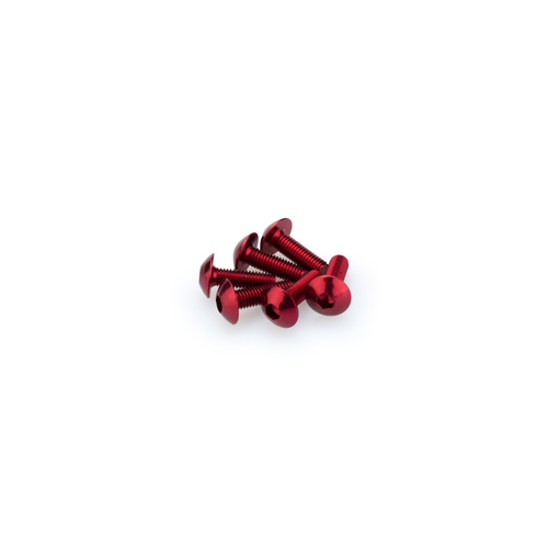 Puig Kit Screws Domed M5X15mm. (Red)
