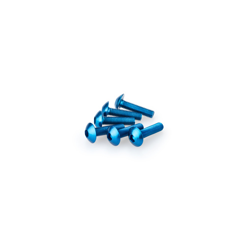 Puig Kit Screws Domed M5X20mm. (Blue)