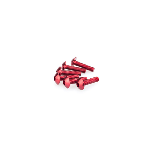 Puig Kit Screws Domed M5X20mm. (Red)