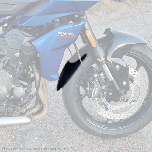 Pyramid Extenda Fenda | Matte Black | Triumph Tiger Sport 660 2022>Current