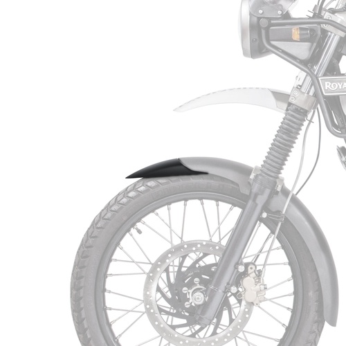 Pyramid Front Mudguard Beak | Matte Black | Royal Enfield Himalayan 410 2018>2024