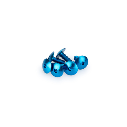 Puig Kit Screws Domed M6X15mm. (Blue)