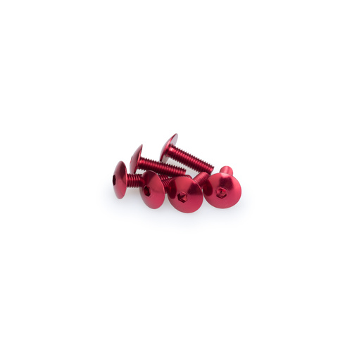 Puig Kit Screws Domed M6X20mm. (Red)