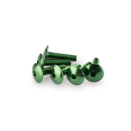 Puig Kit Screws Domed M6X25mm. (Green)